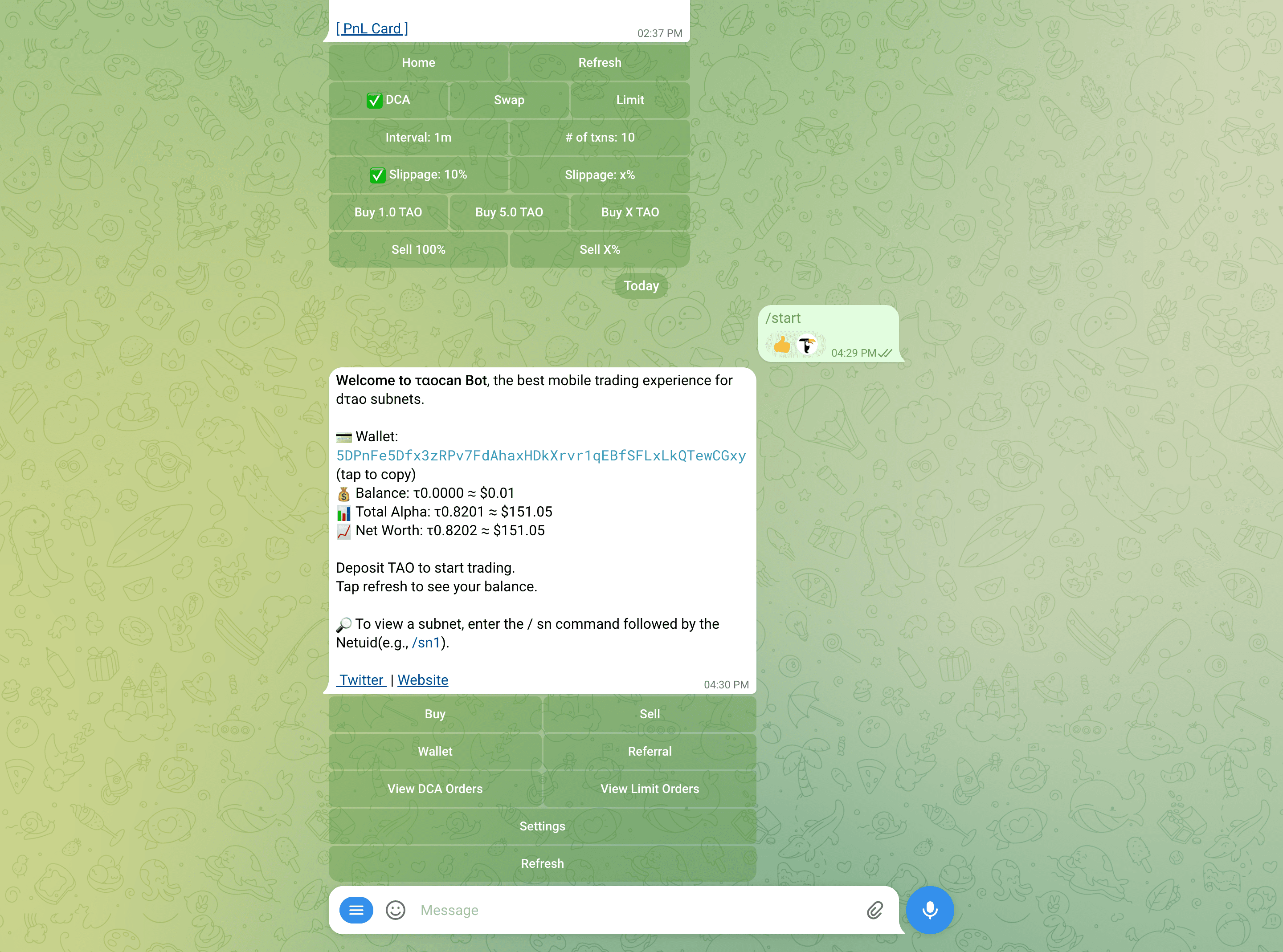 Taocan Bot